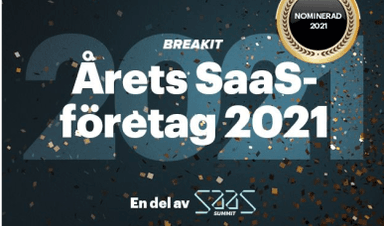 Breakits SaaS nominering